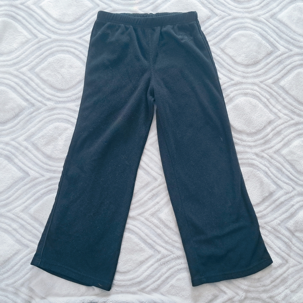 Kids Black Fleece Pants